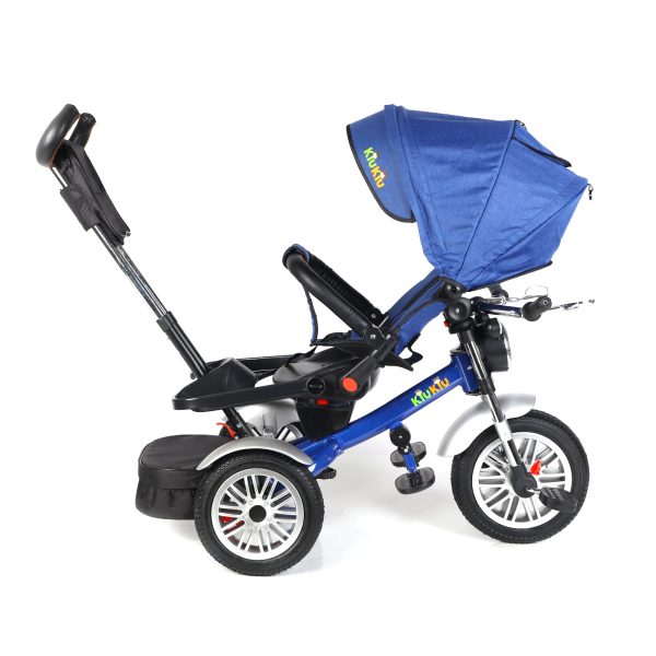 Triciclo tipo motocicleta azul - Imagen 5