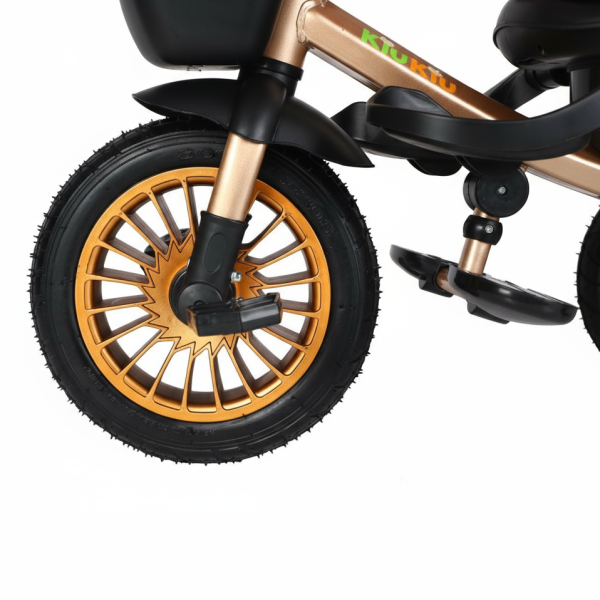 Triciclo tipo auto rosa - Imagen 6