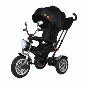 Triciclo tipo motocicleta negro