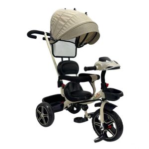 Triciclo tipo auto beige
