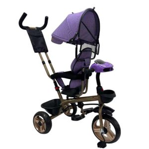 Triciclo tipo auto lila