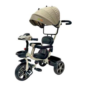 Triciclo tipo auto beige